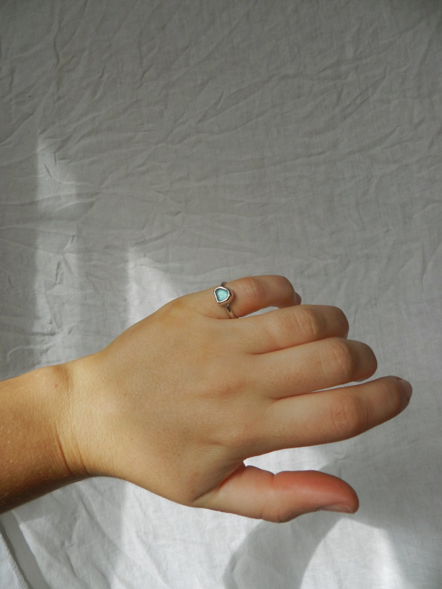 Seaglass Ring - Ocean