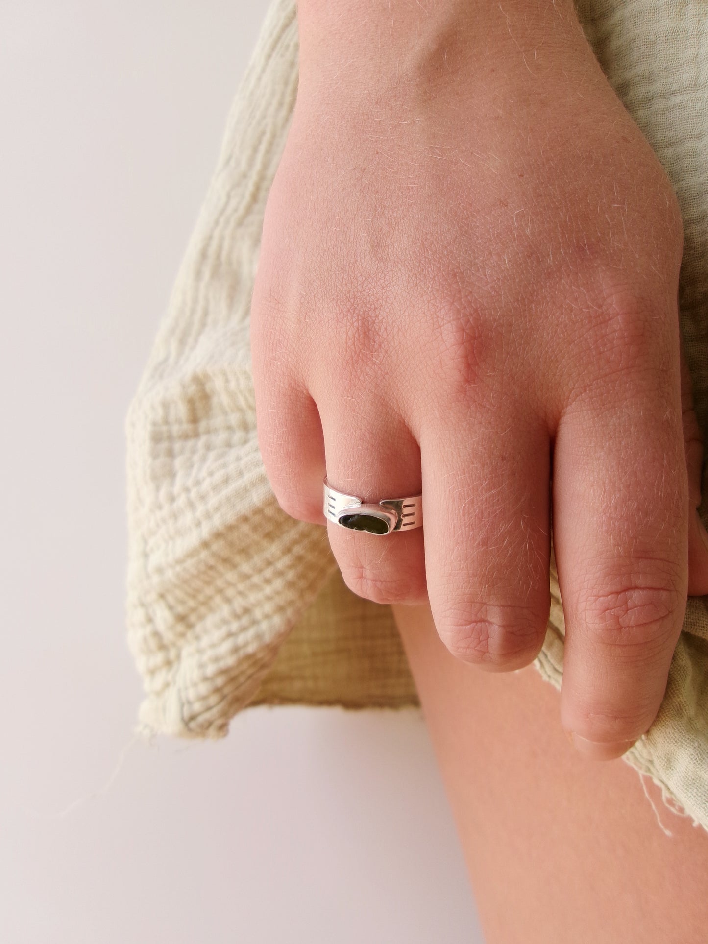 Ebb & Flow Ring - Olive