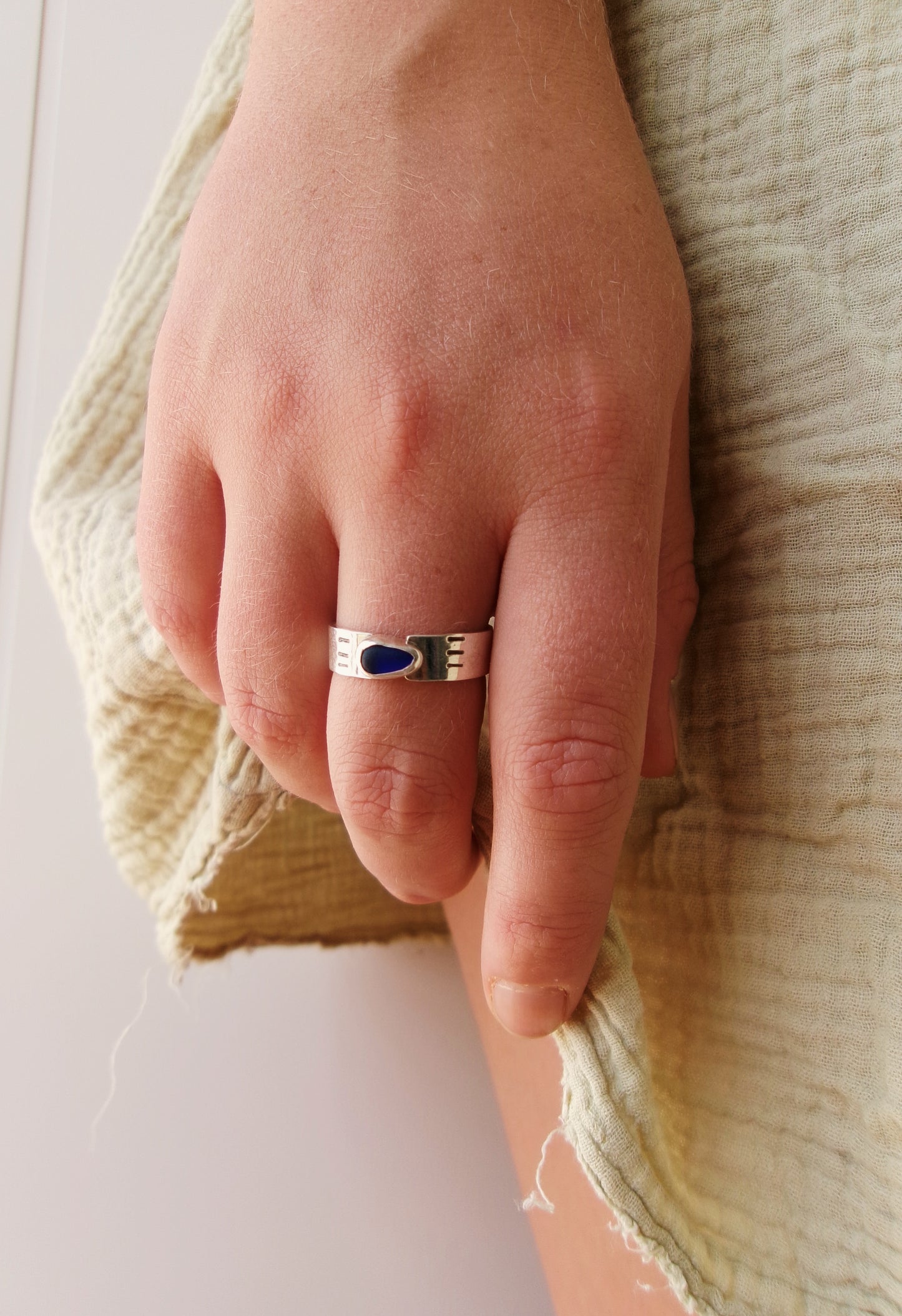 Ebb & Flow Ring - Cobalt