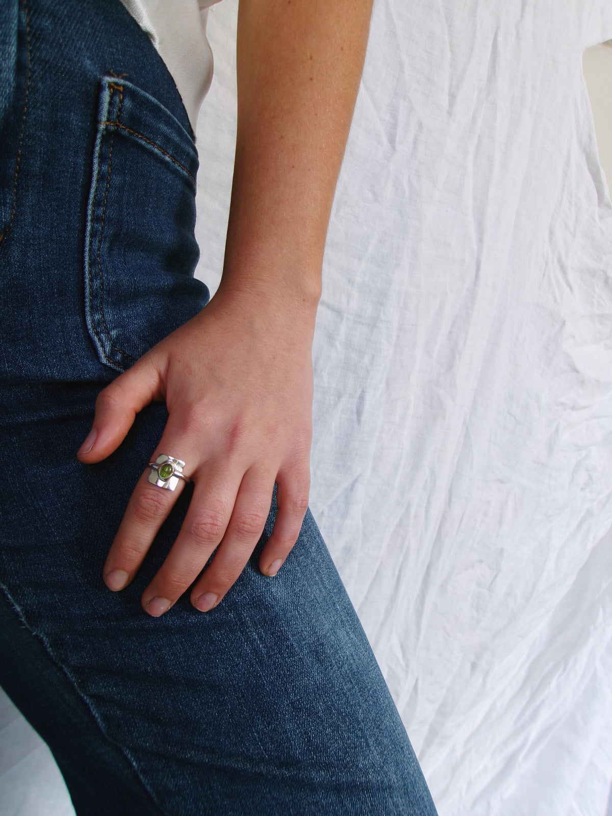 Shielded Ring - Peridot