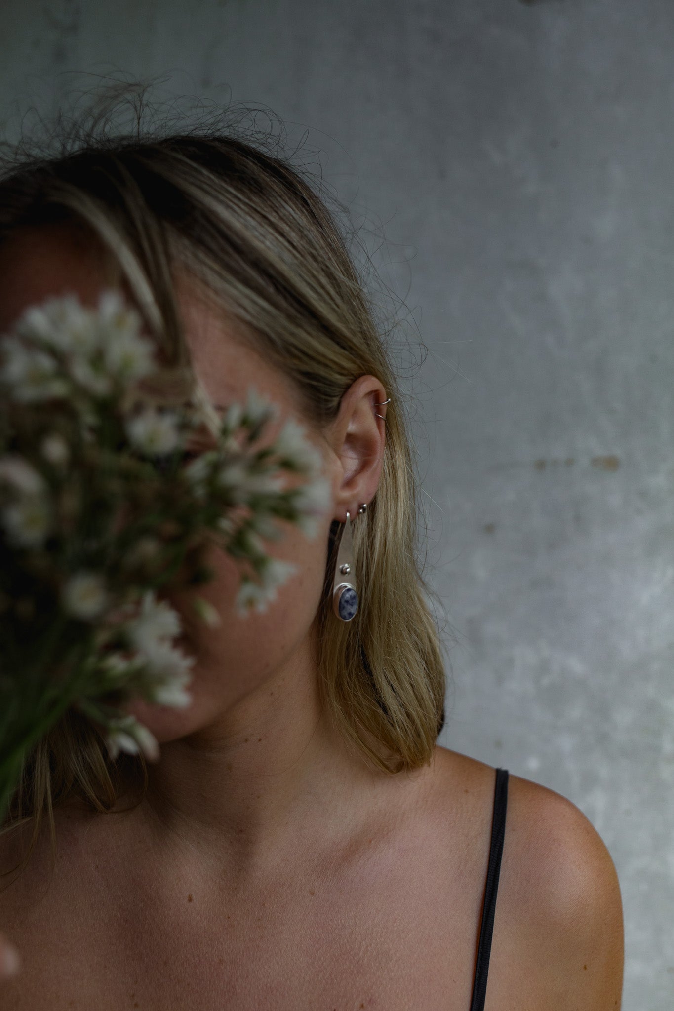 Dotted Stone Dangles
