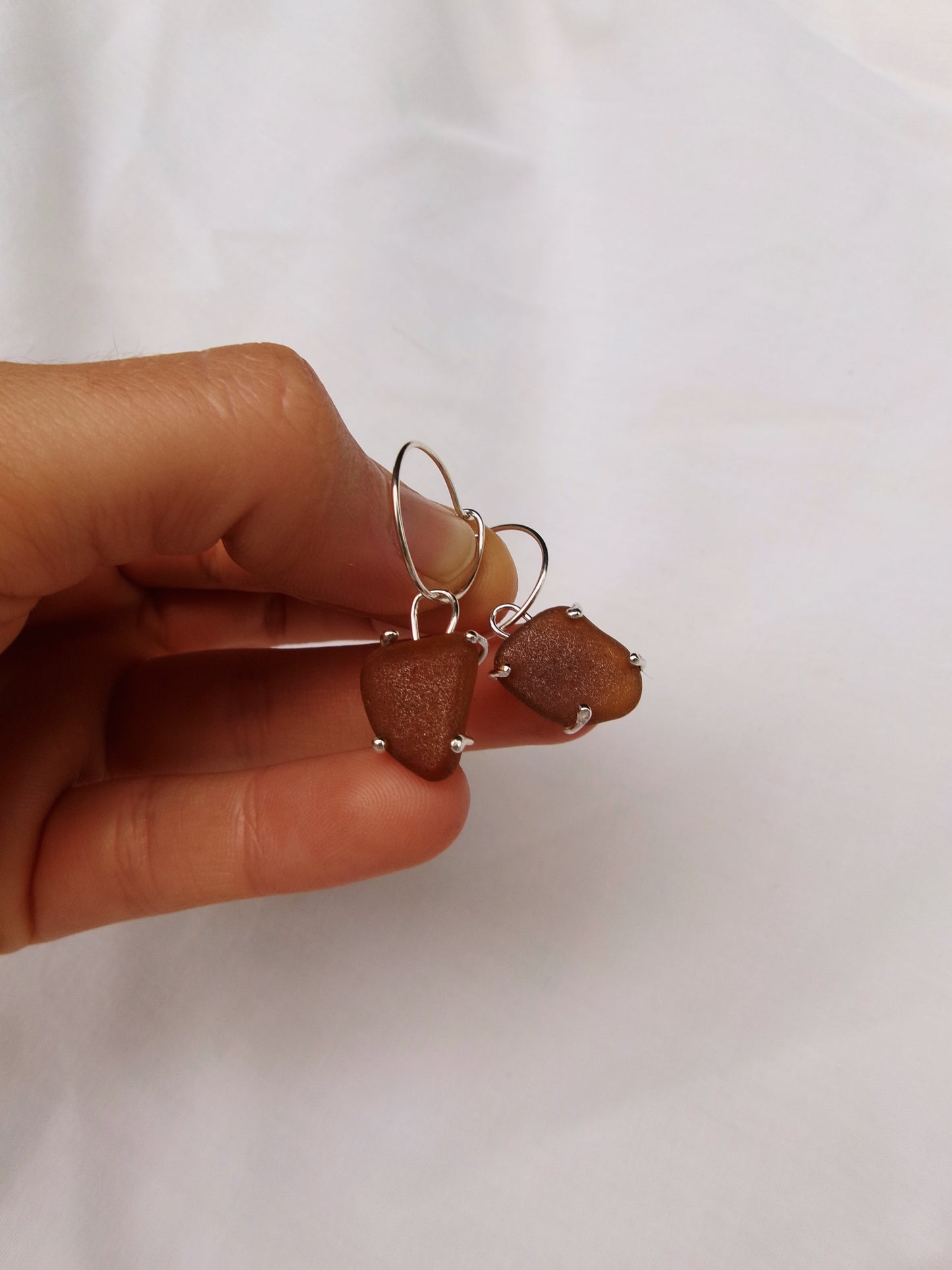 Seaglass huggy hoops