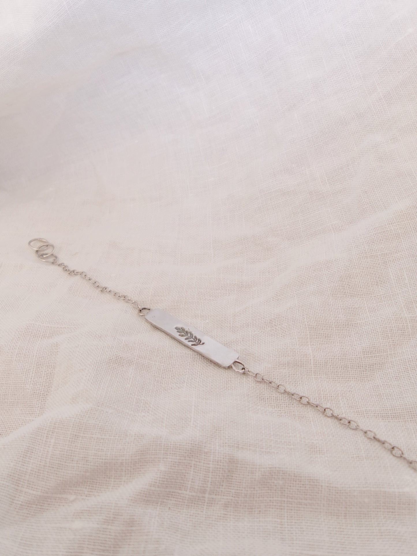 Silver Branch Reversible Bracelet