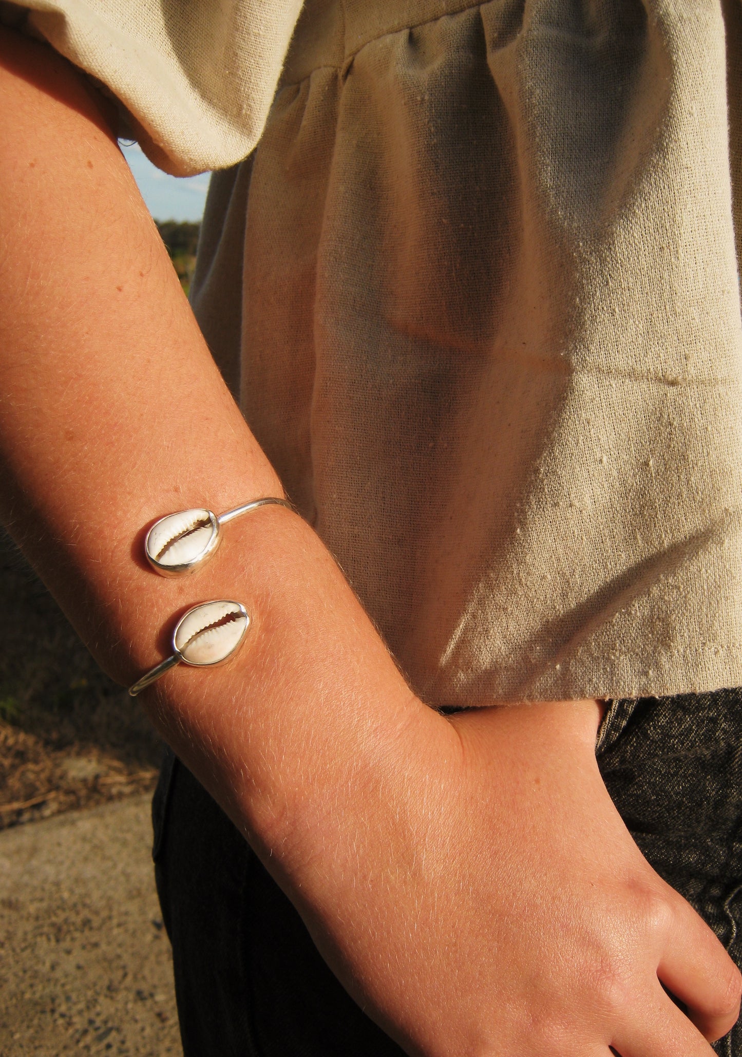 Cowrie cuff