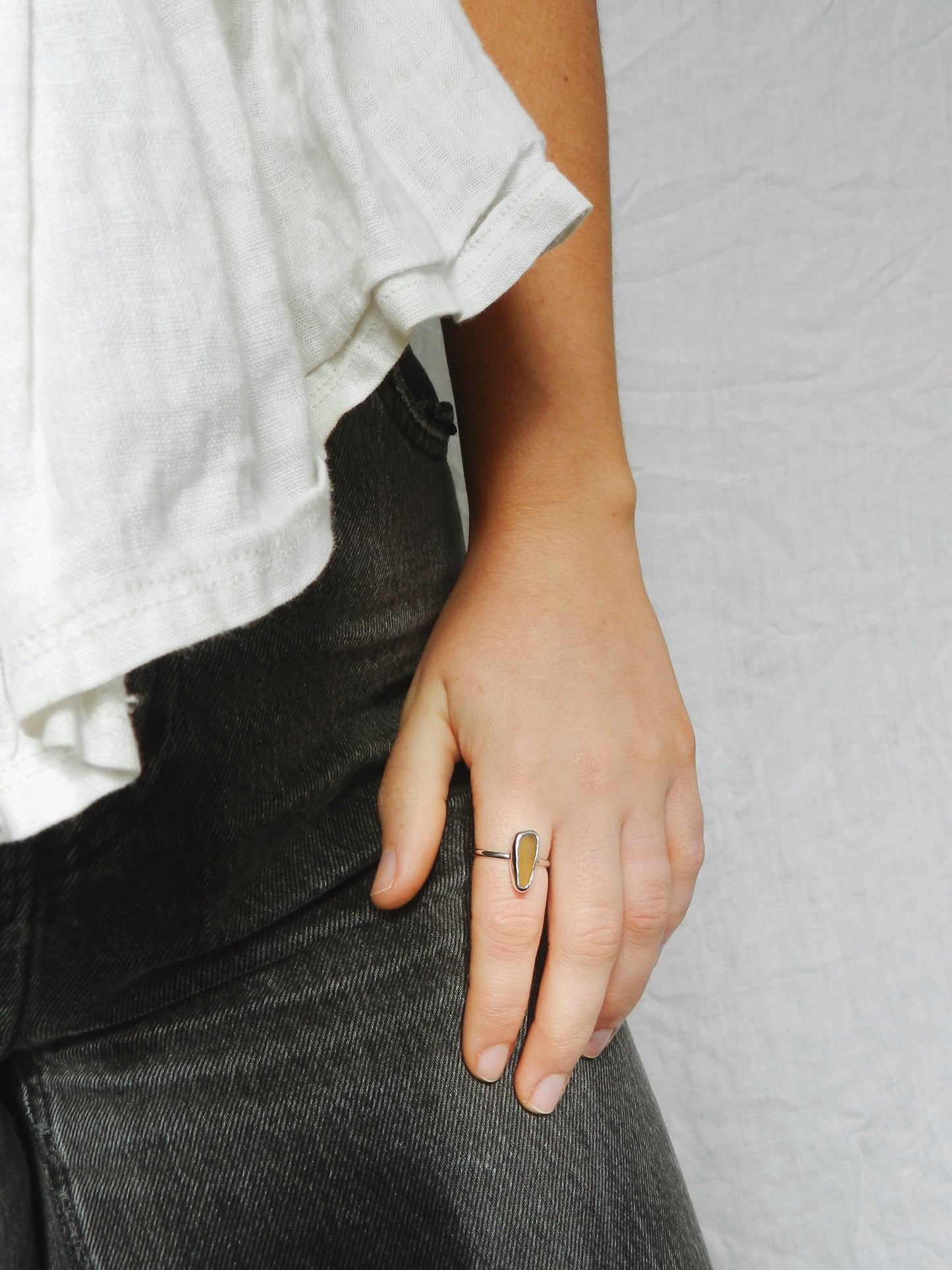 Seaglass Ring - Umber