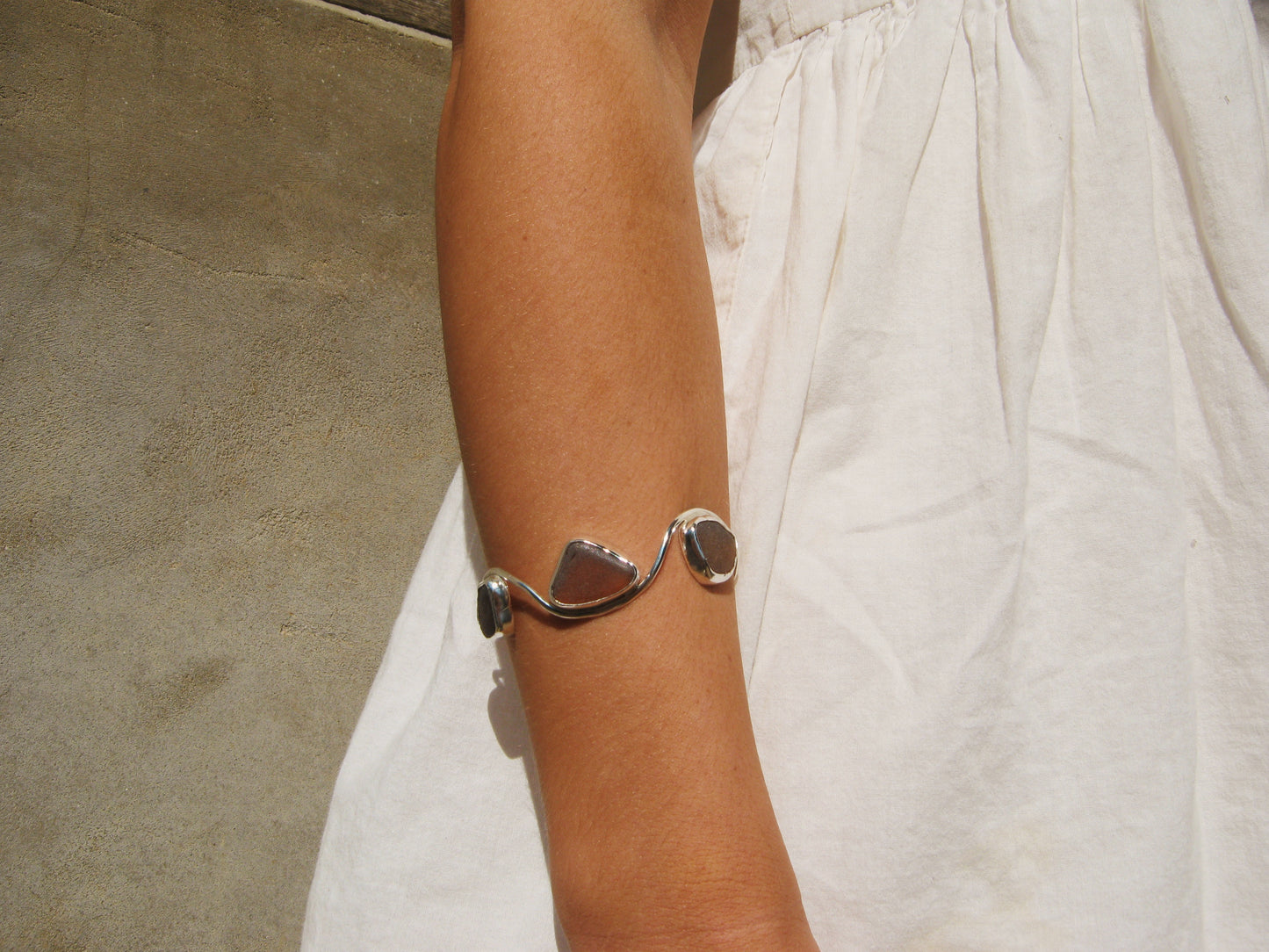 Seaglass triplet cuff