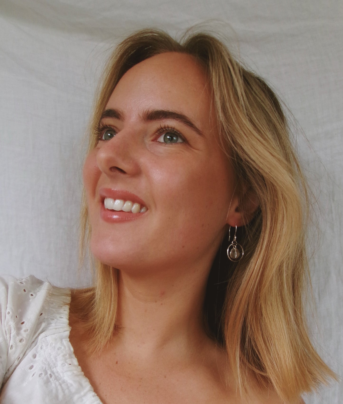 Silver Finch Earring