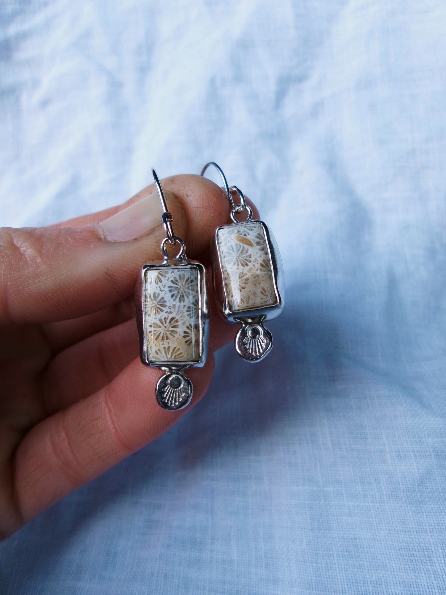 Stoneflower Earrings