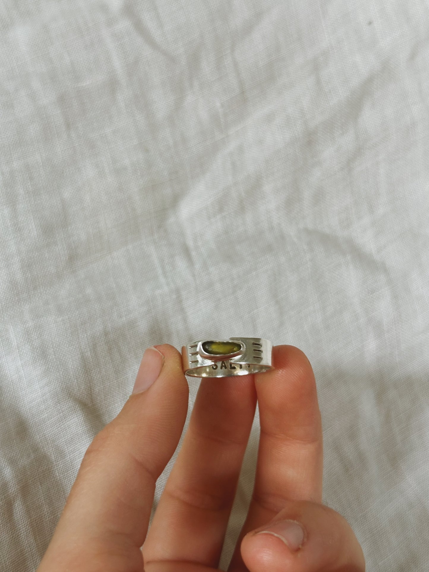 Ebb & Flow Ring - Olive