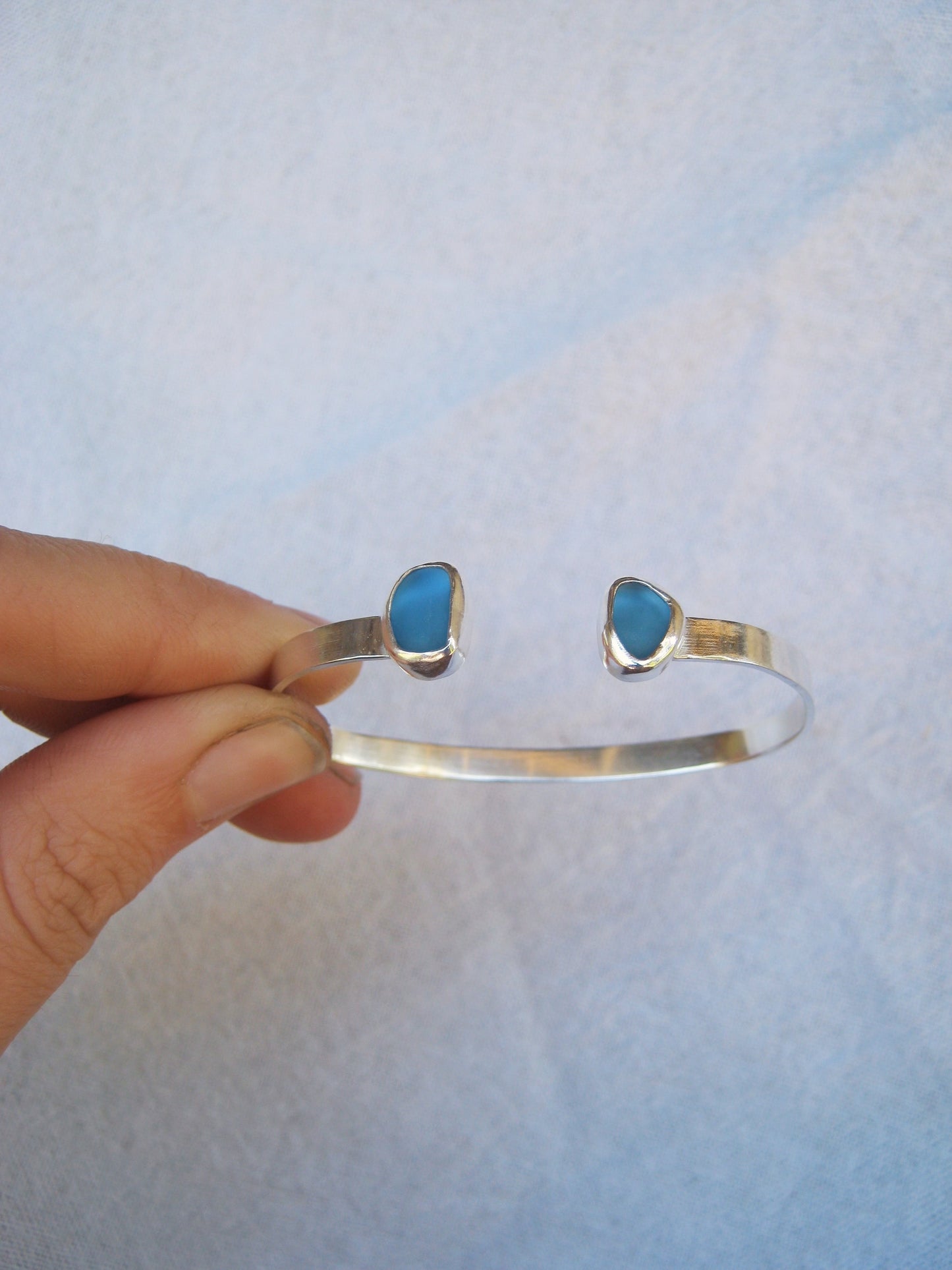 Oceania seaglass bangle