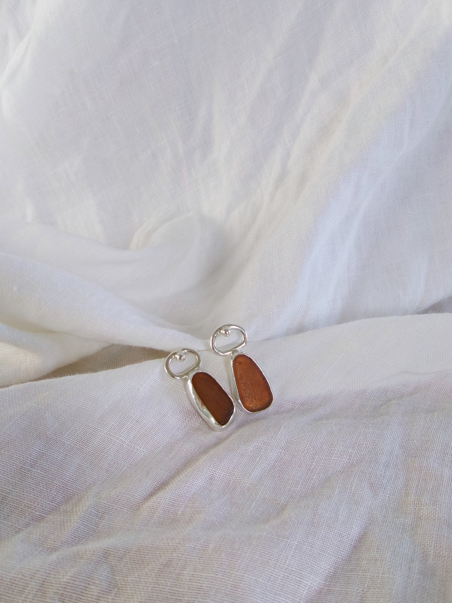 Priya Stud - Seaglass