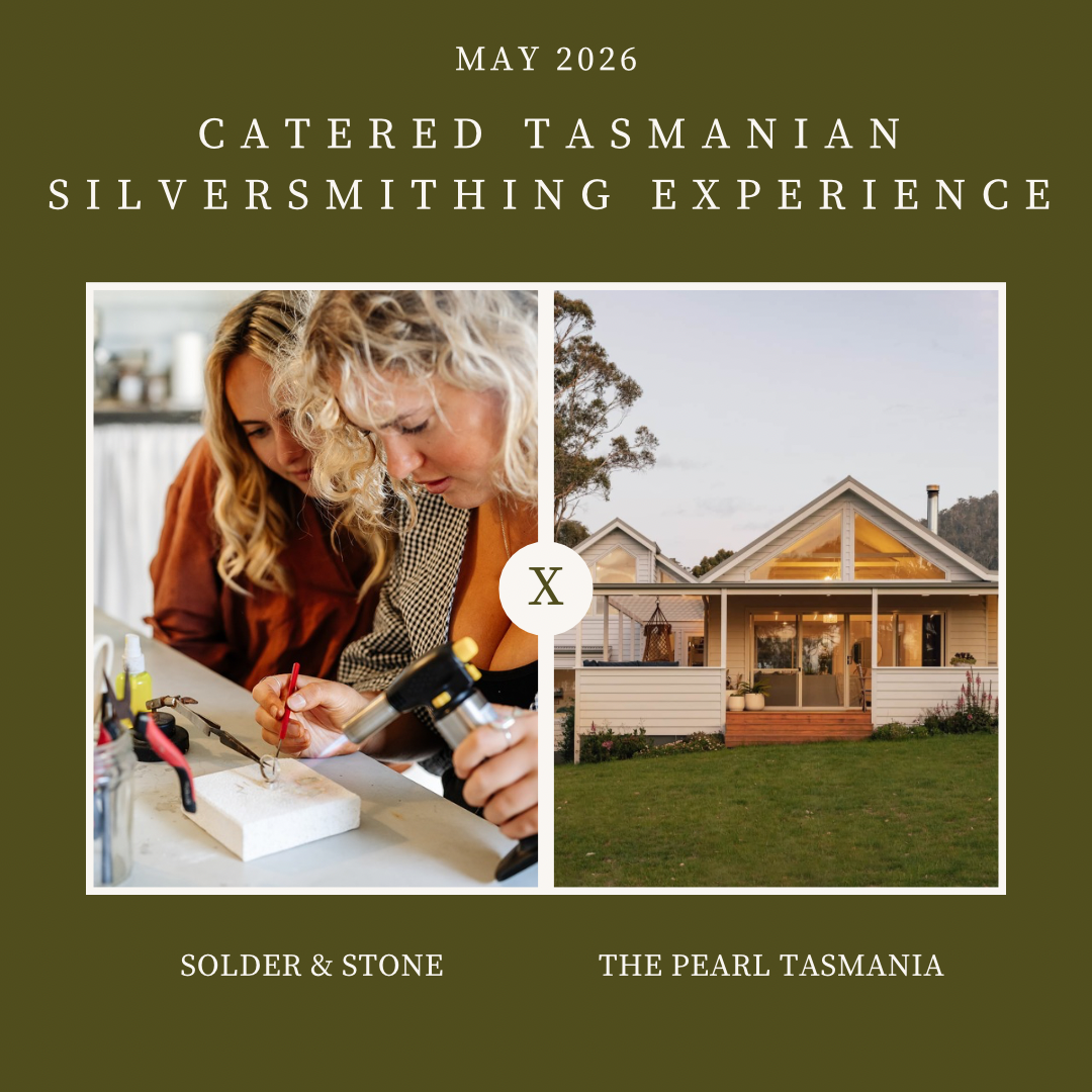 Catered Tasmanian Silversmithing Experience