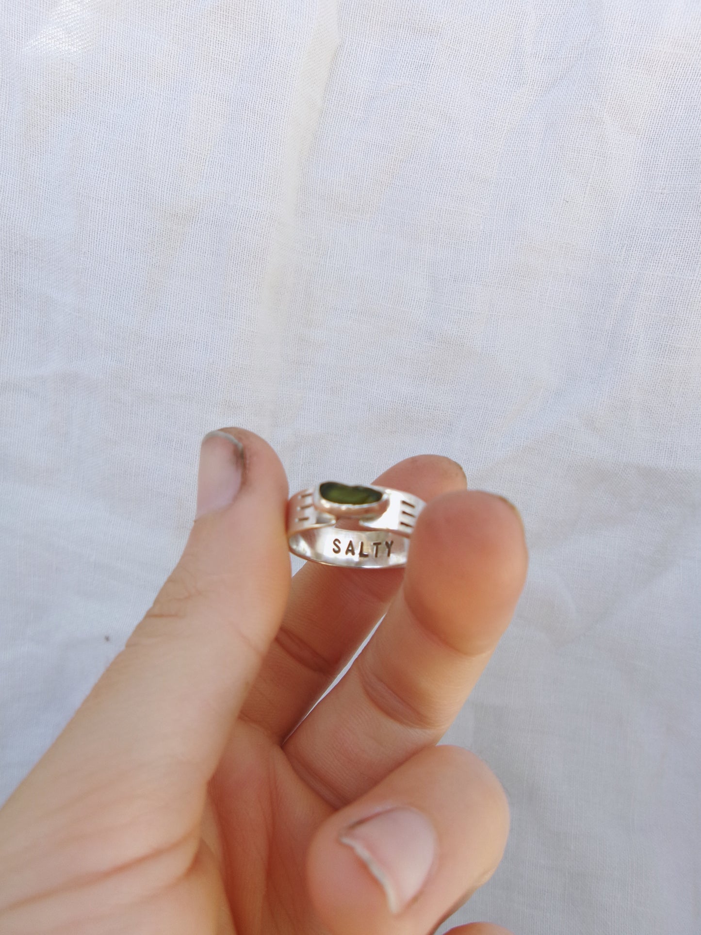 Ebb & Flow Ring - Olive