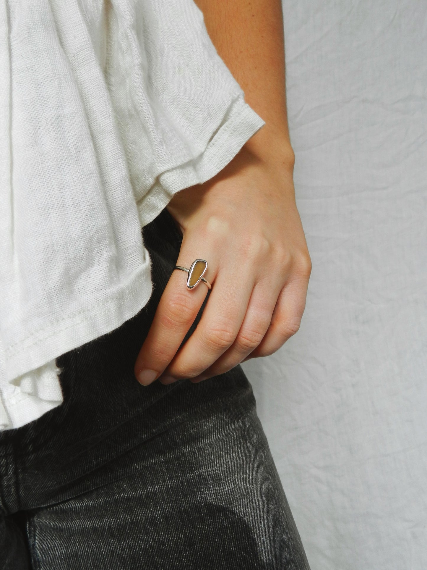Seaglass Ring - Umber