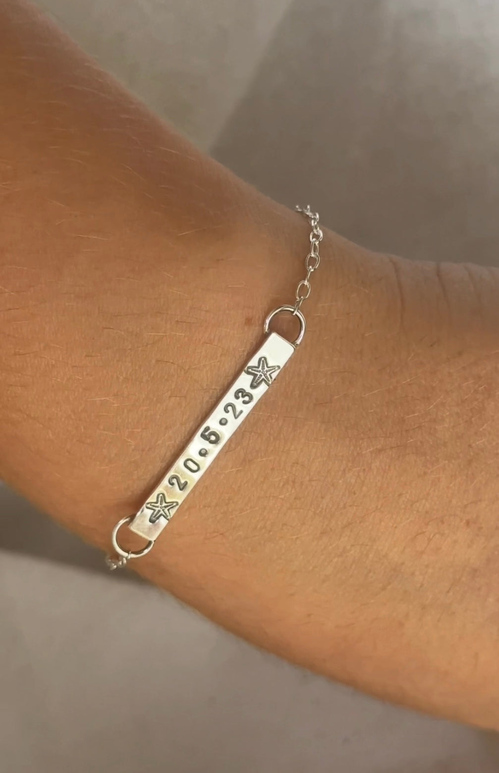 Custom engraved bracelet