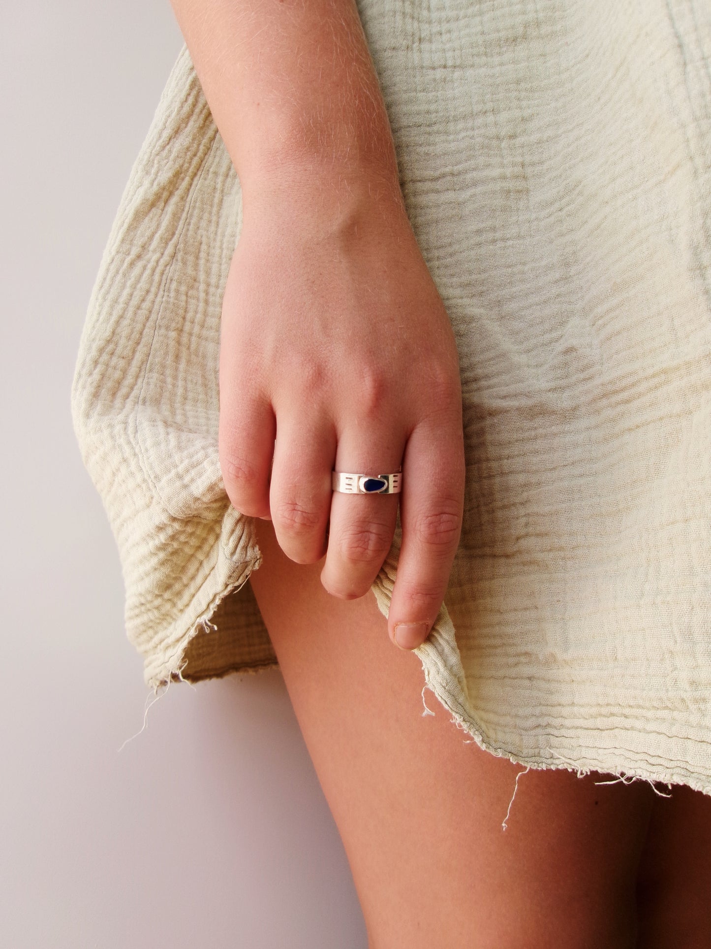 Ebb & Flow Ring - Cobalt