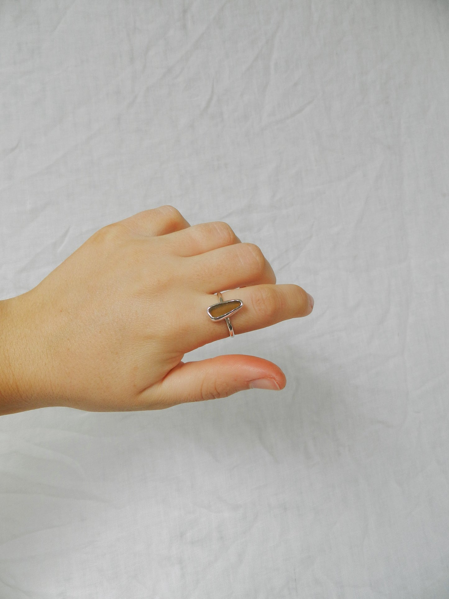 Seaglass Ring - Umber