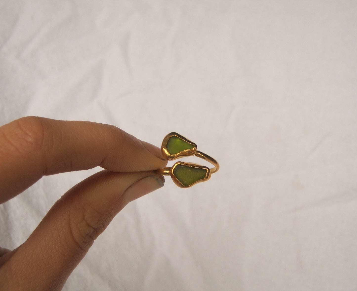 Olive branch wrap ring