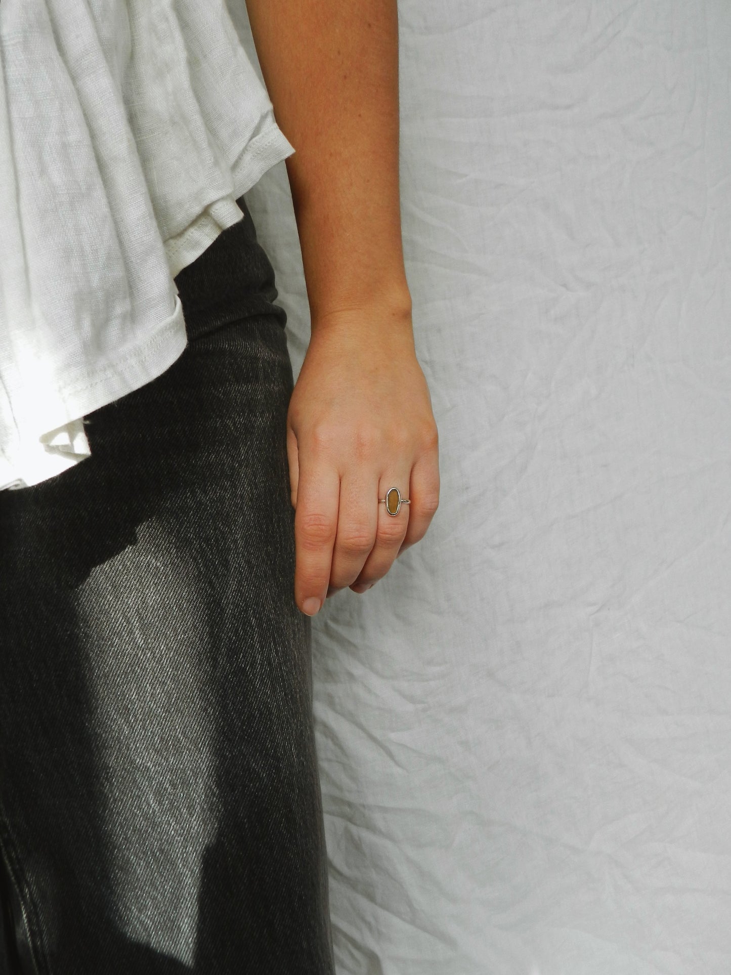 Seaglass Ring - Umber