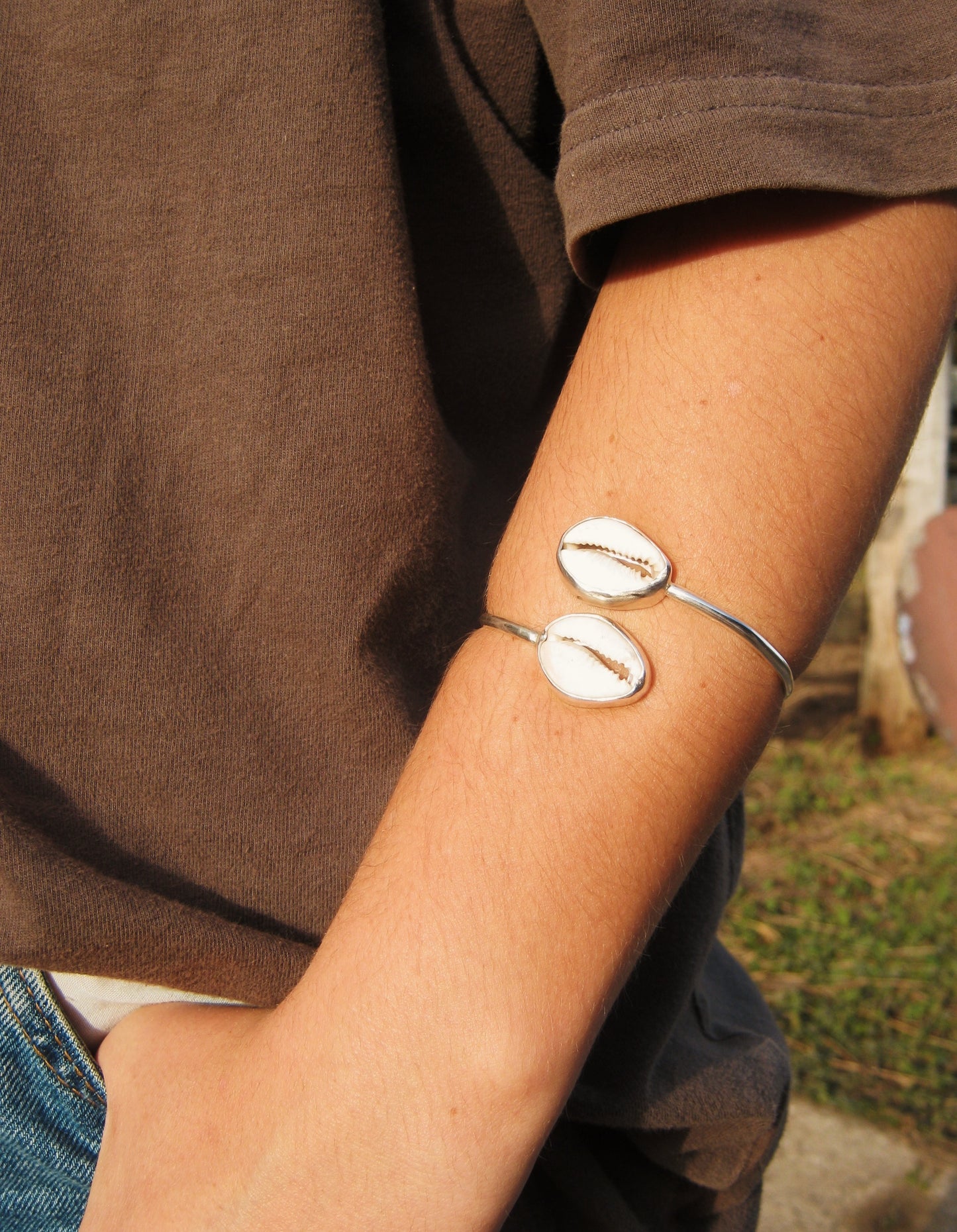 Cowrie cuff