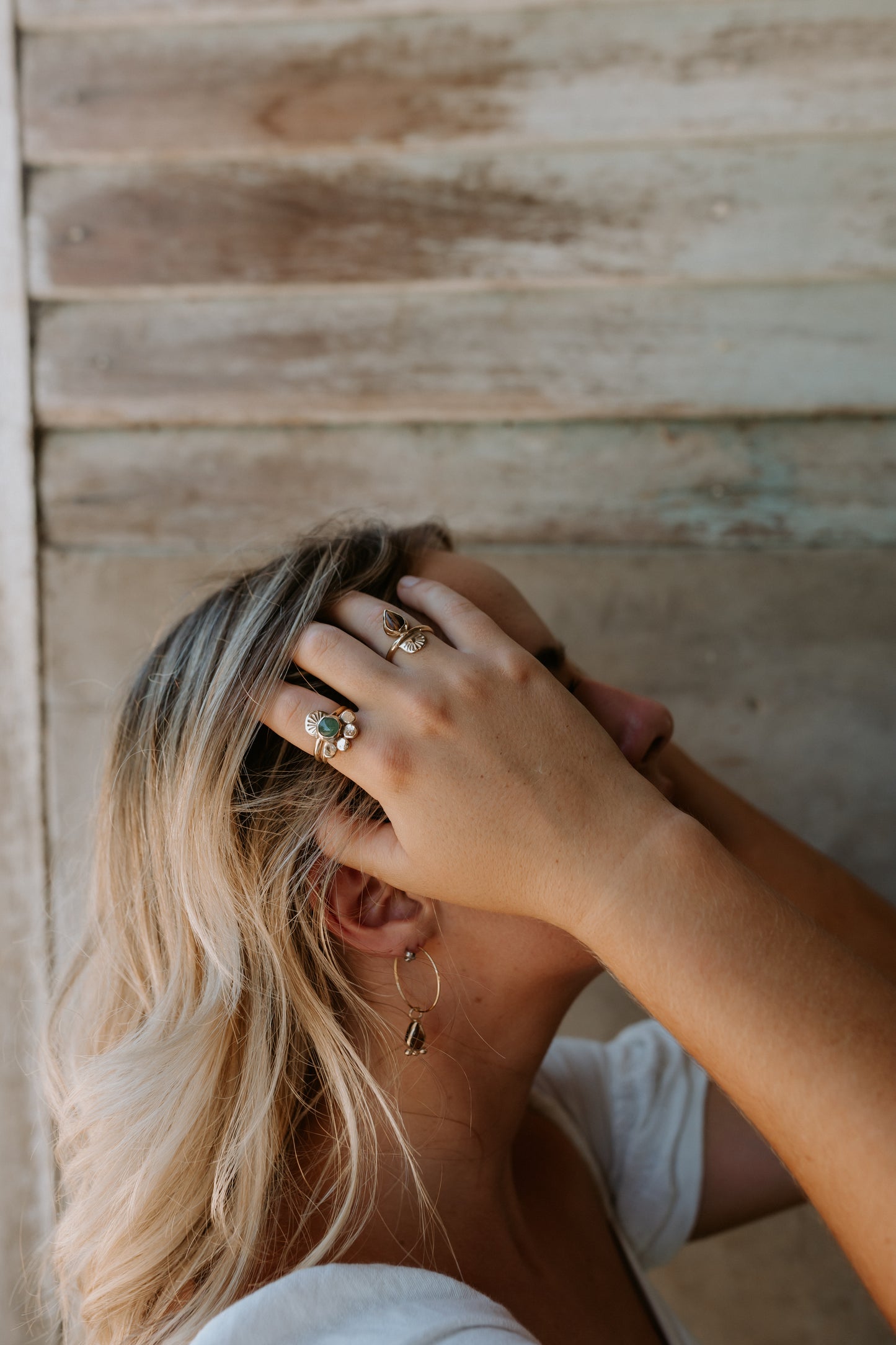 Petal ring gold