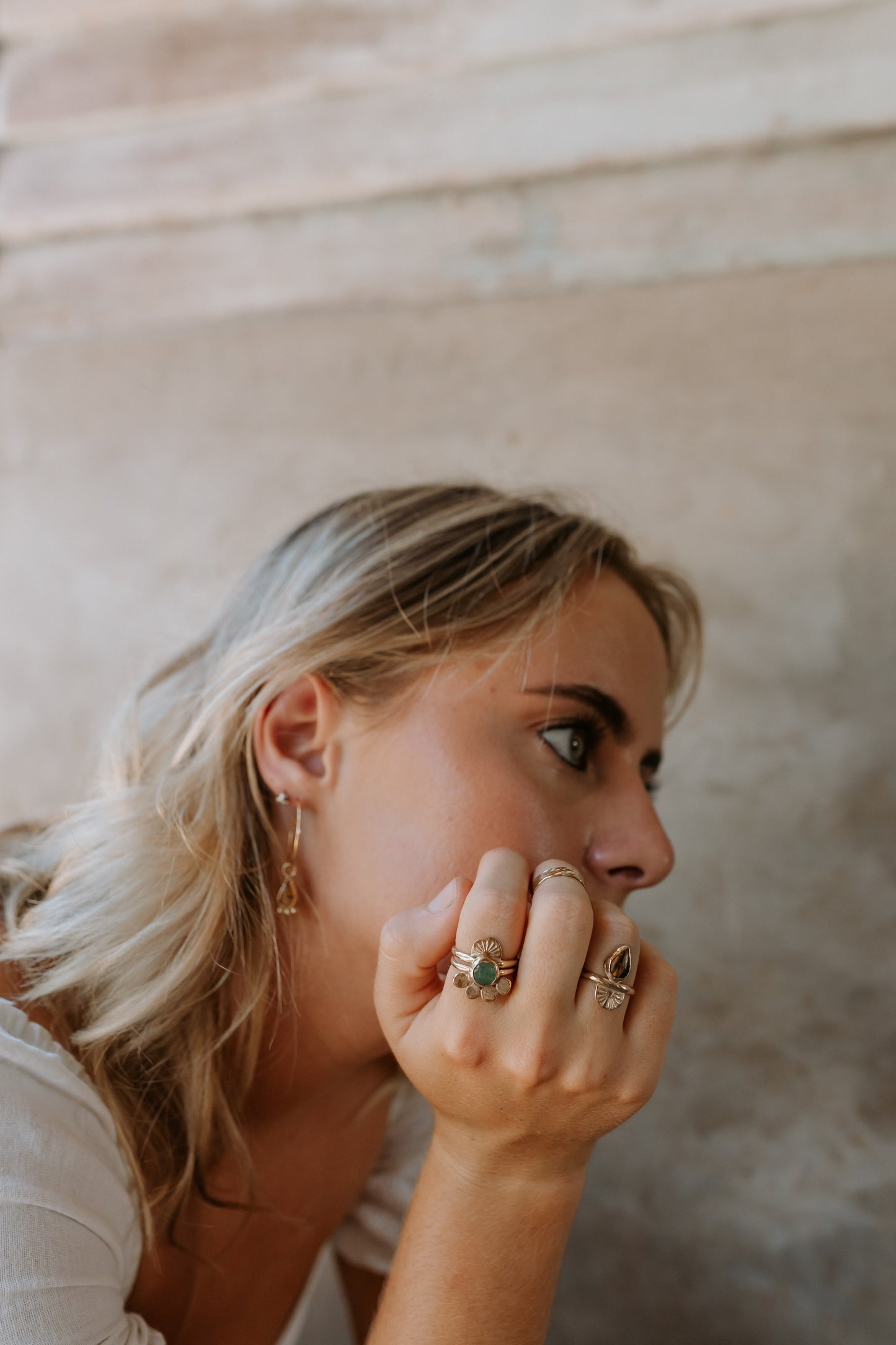 Petal ring gold