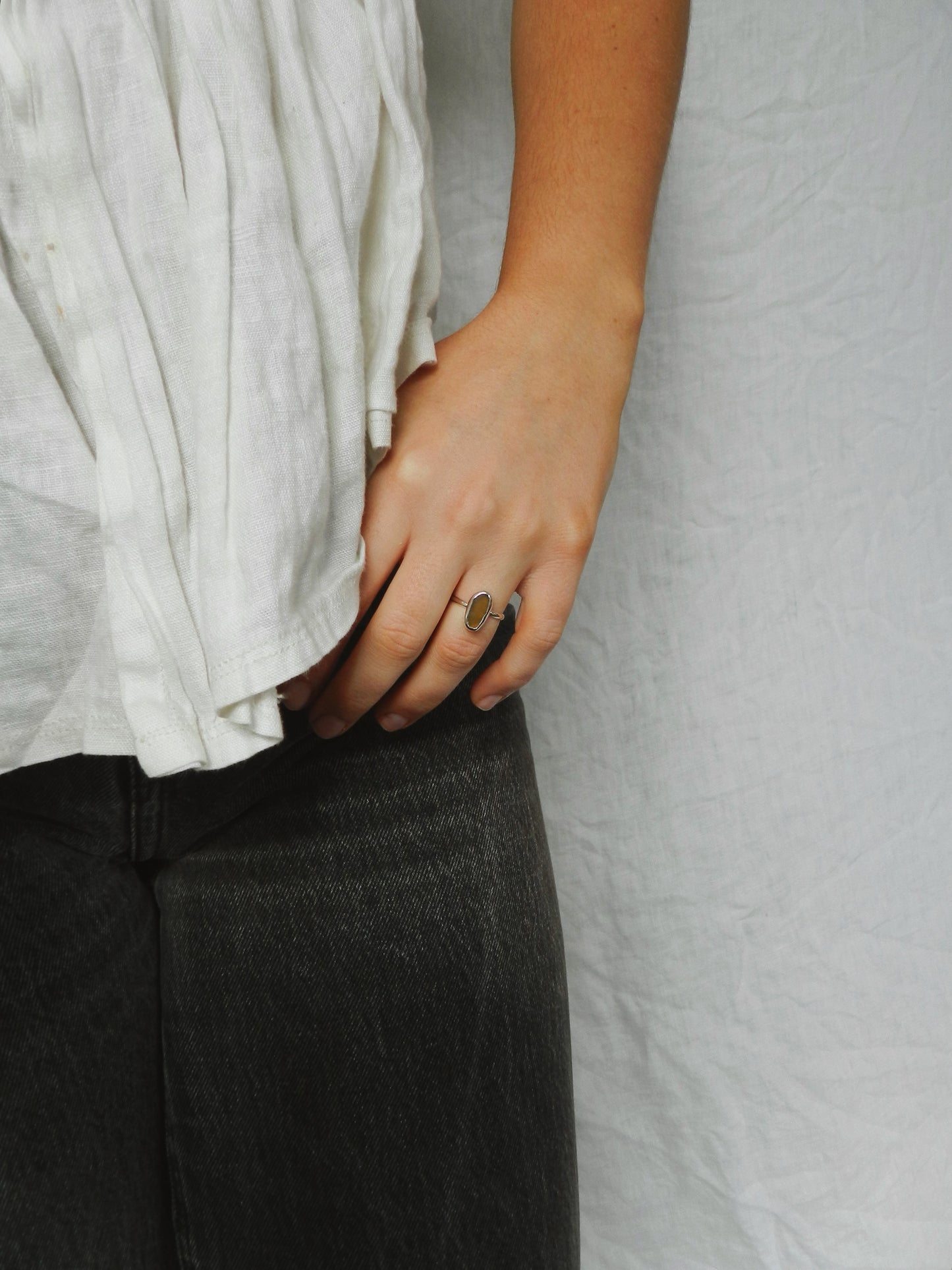 Seaglass Ring - Umber
