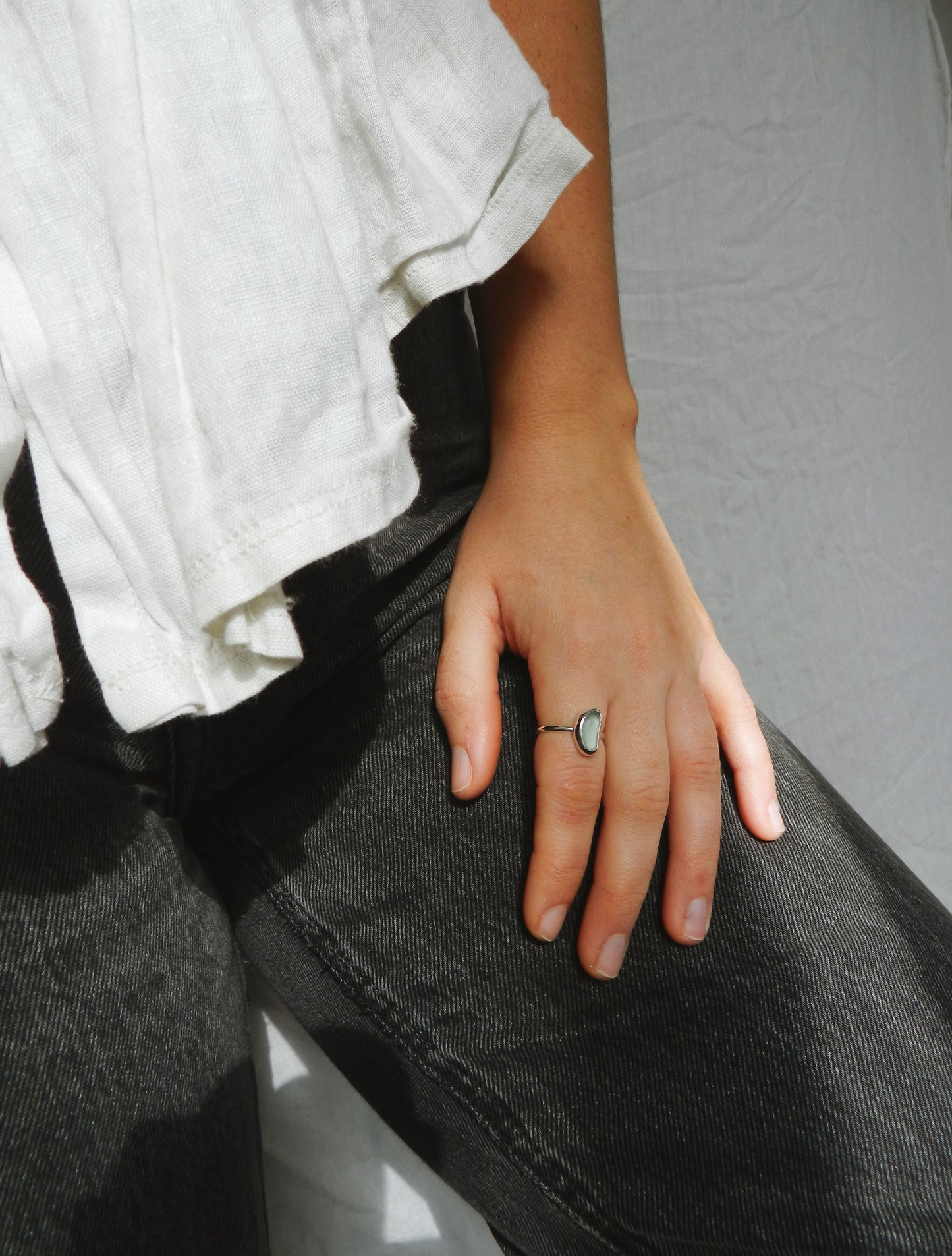 Seaglass Ring - Skyla