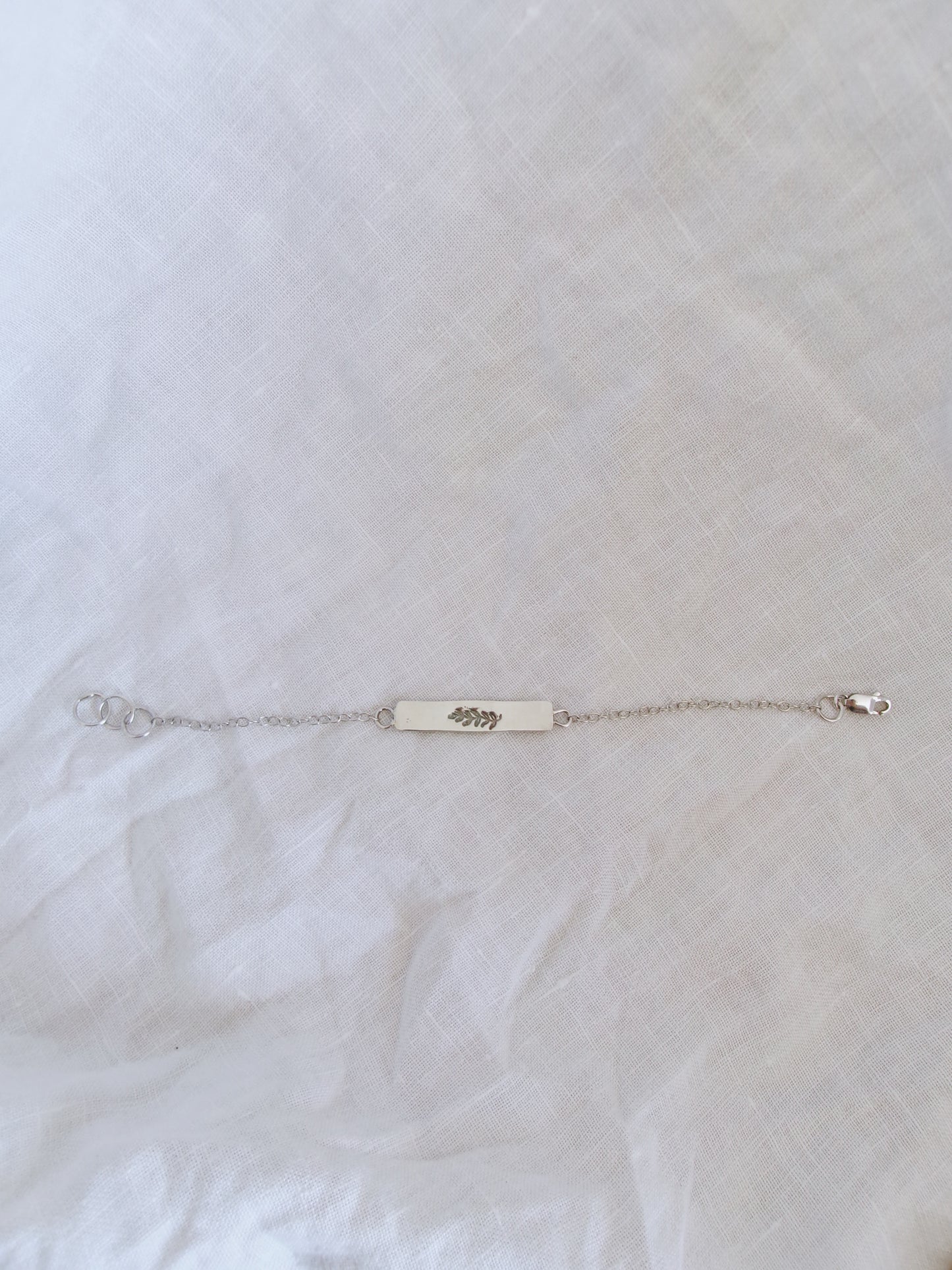 Silver Branch Reversible Bracelet