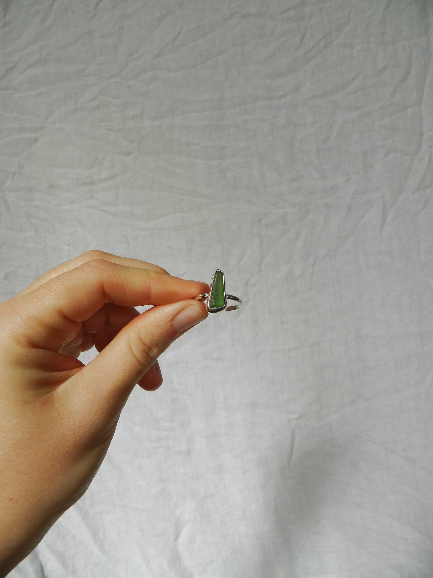 Seaglass Ring - Fern
