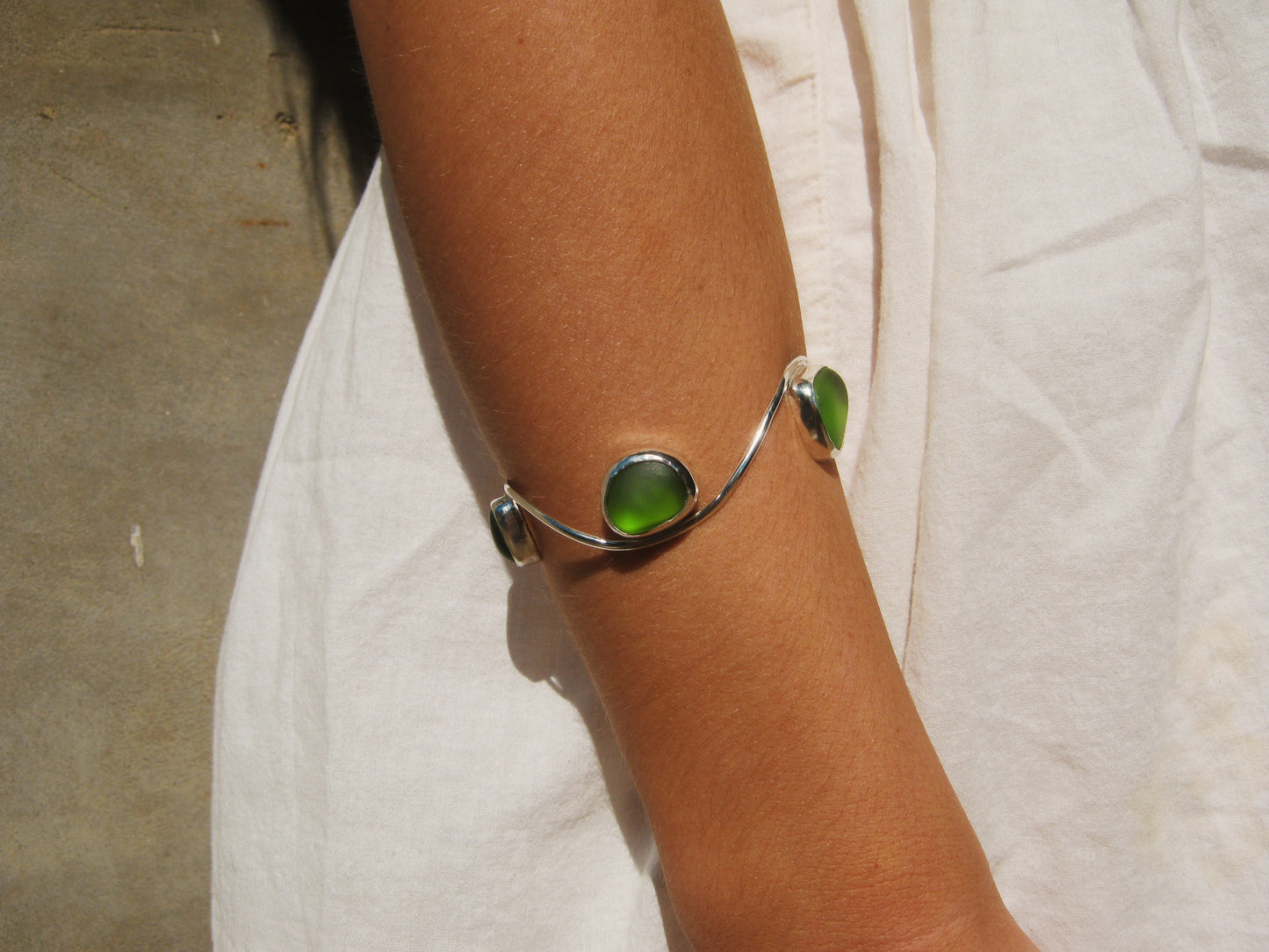 Seaglass triplet cuff