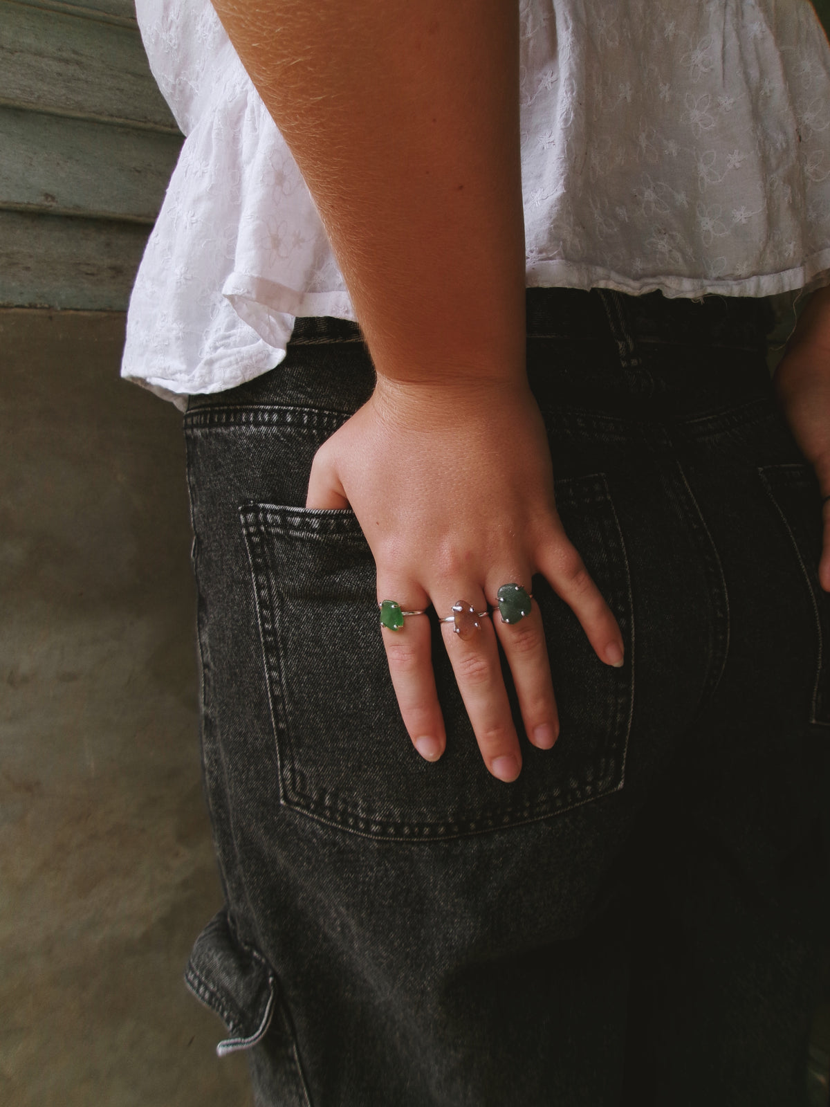 Seaglass Huggies