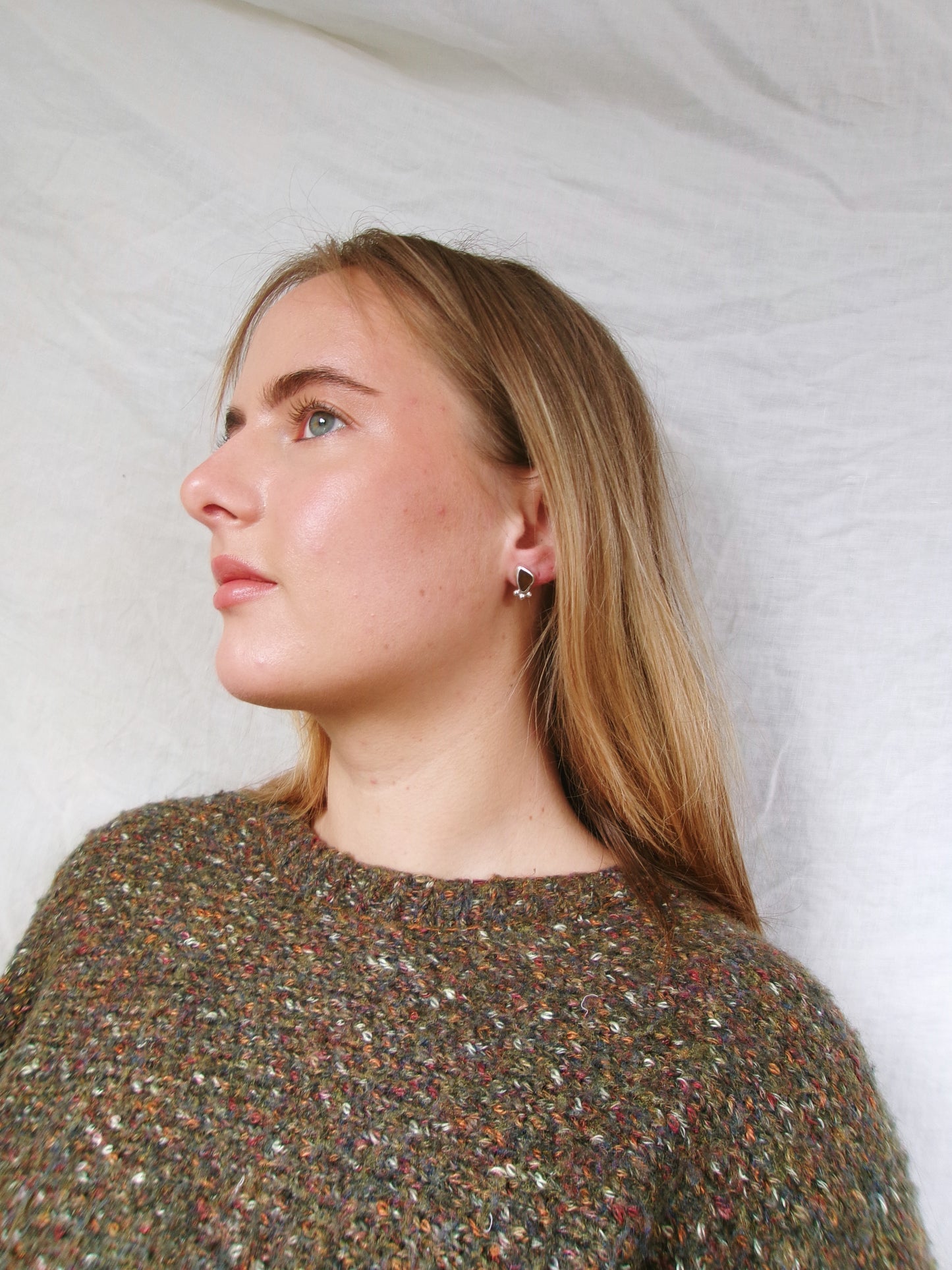 Umber dotty studs