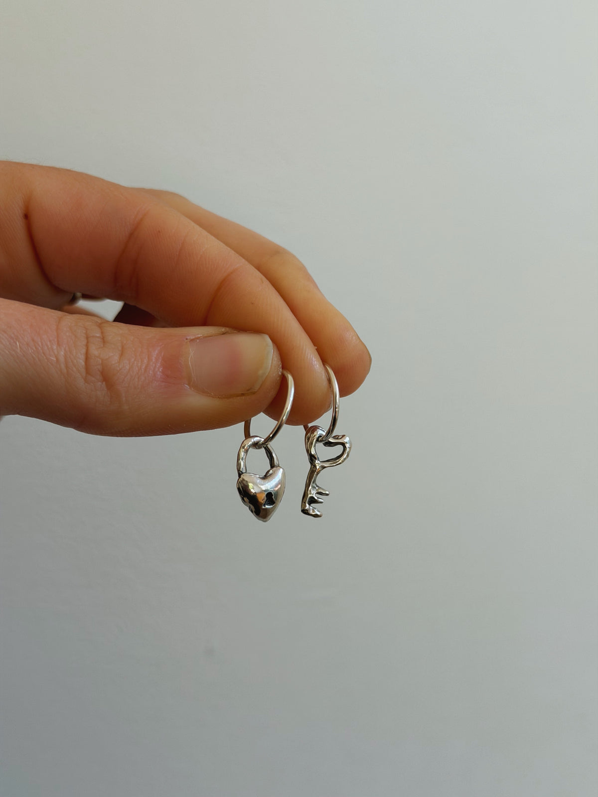 Hearts Keeper Charm Earring