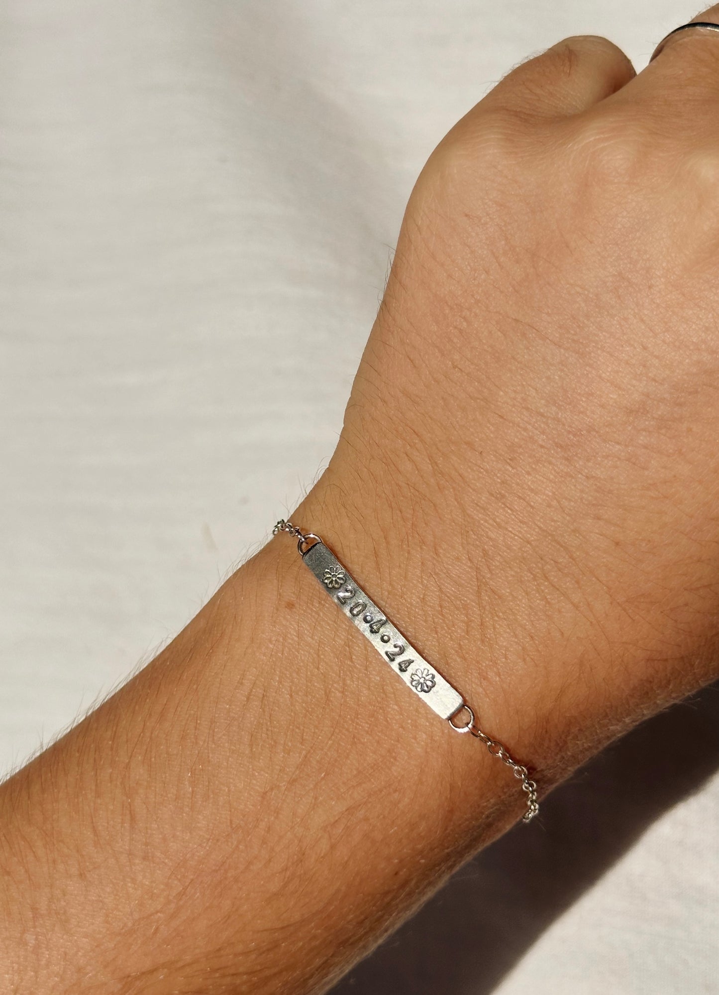 Custom engraved bracelet