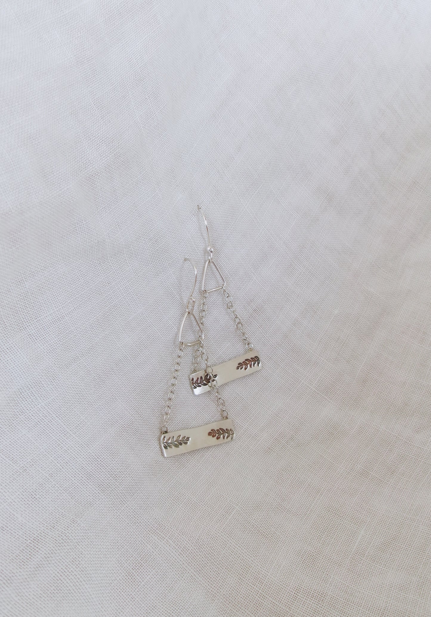 Silver Branch Earring