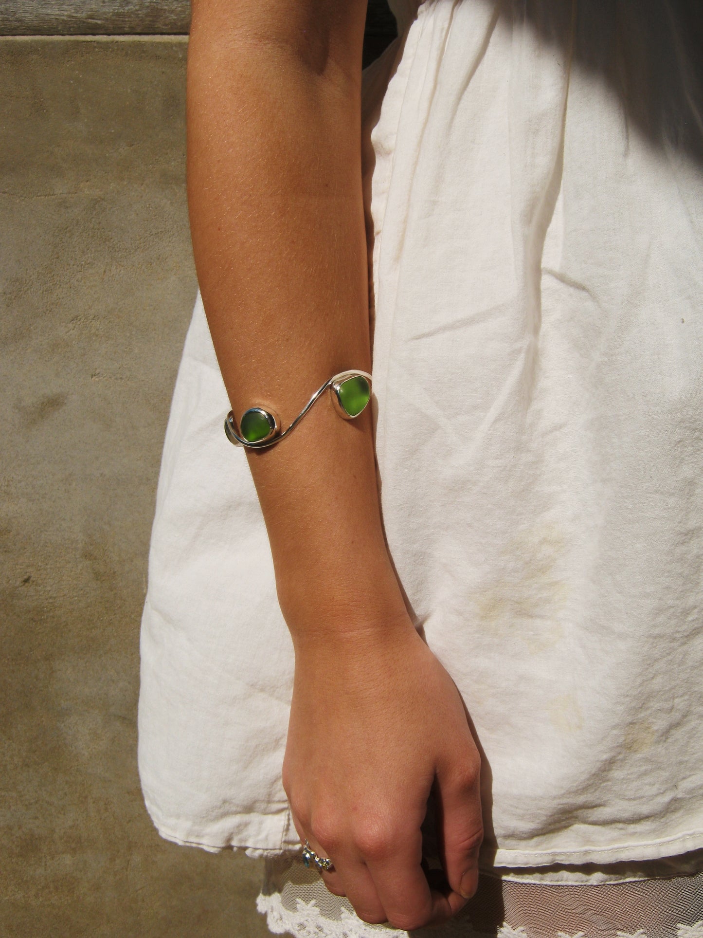 Seaglass triplet cuff