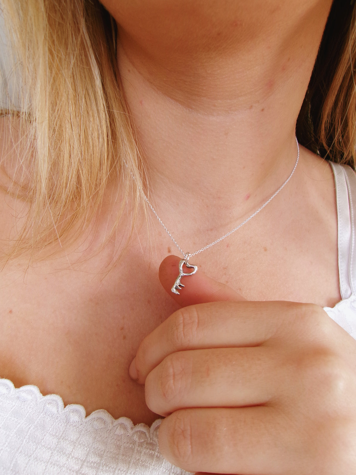 Forbidden Key Charm Pendant