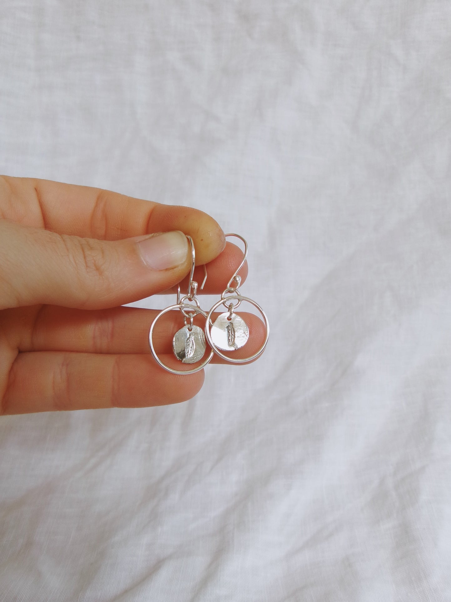 Silver Finch Earring