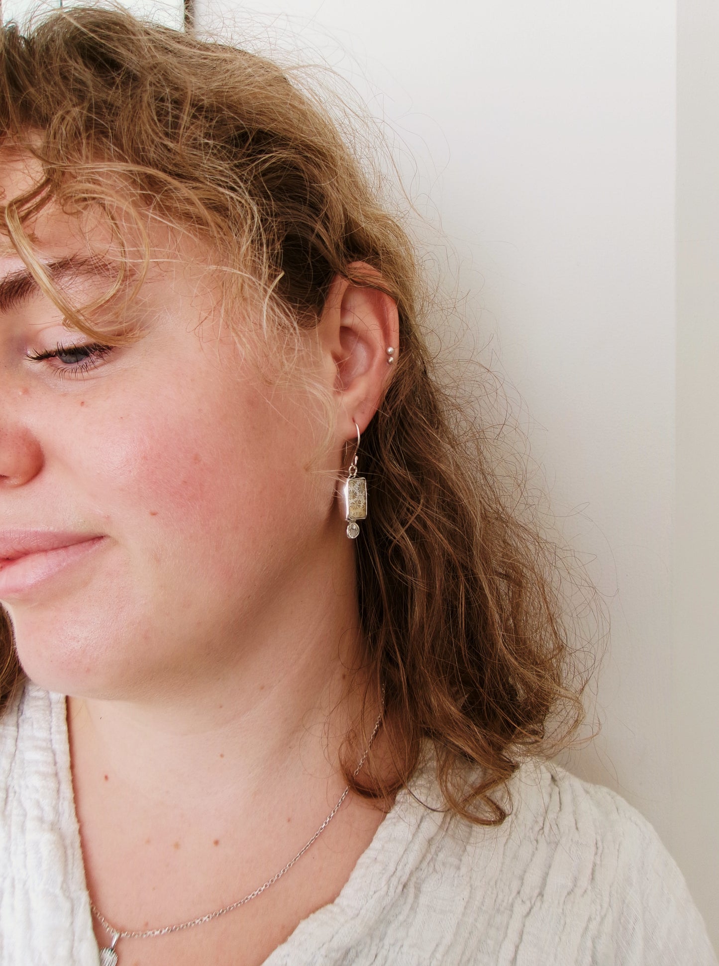 Stoneflower Earrings