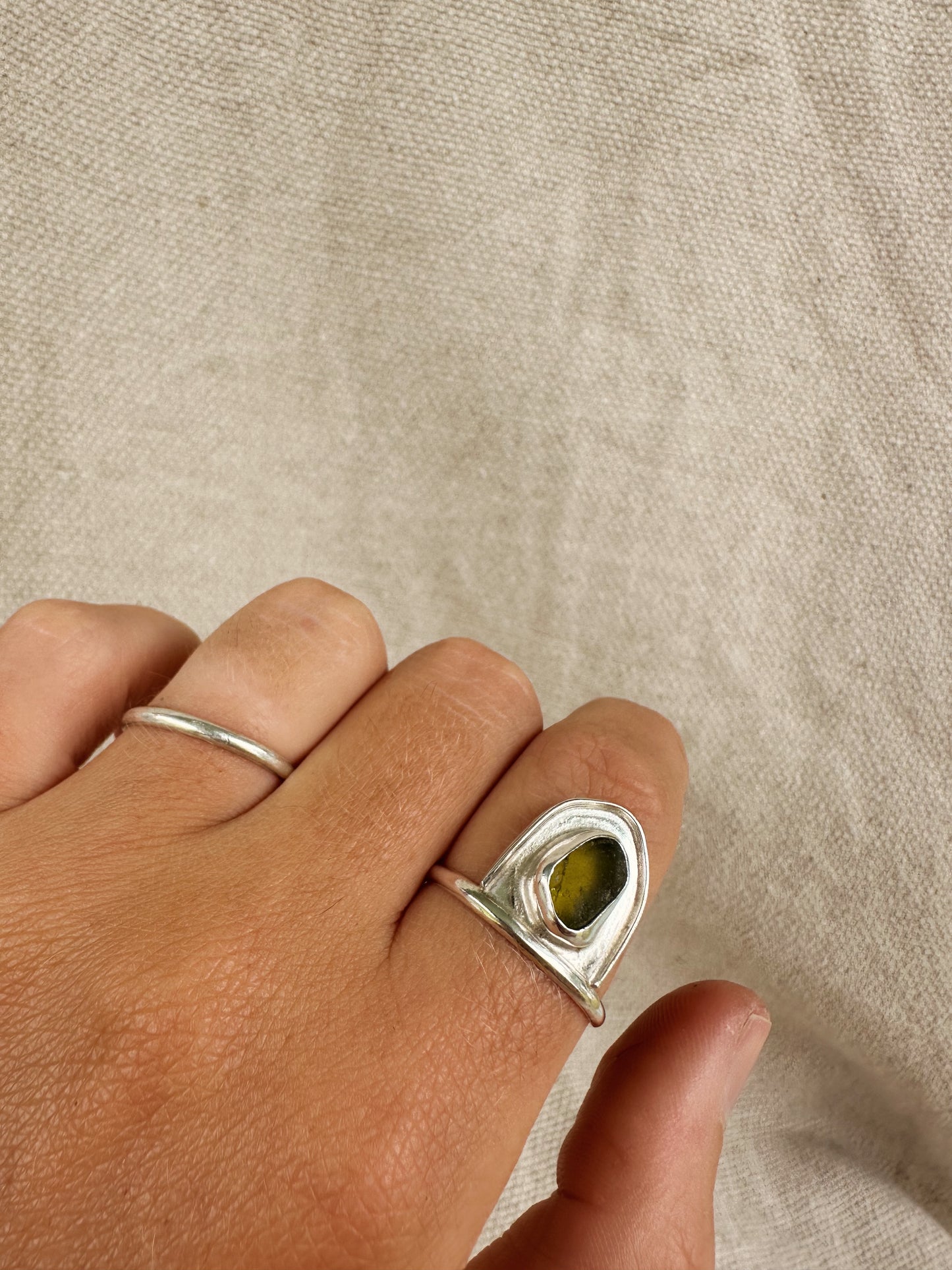 Meraki ring olive