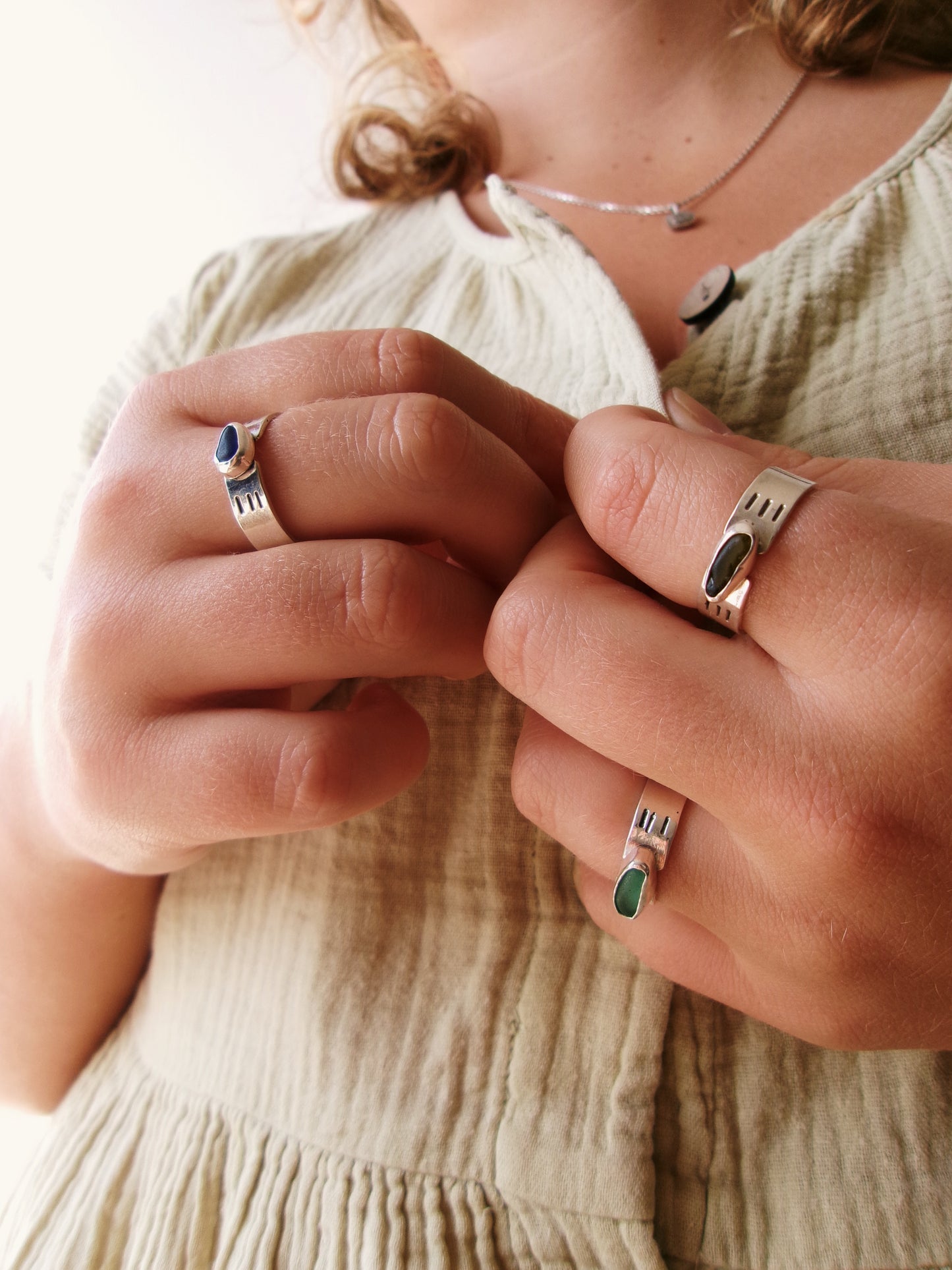 Ebb & Flow Ring - Cobalt