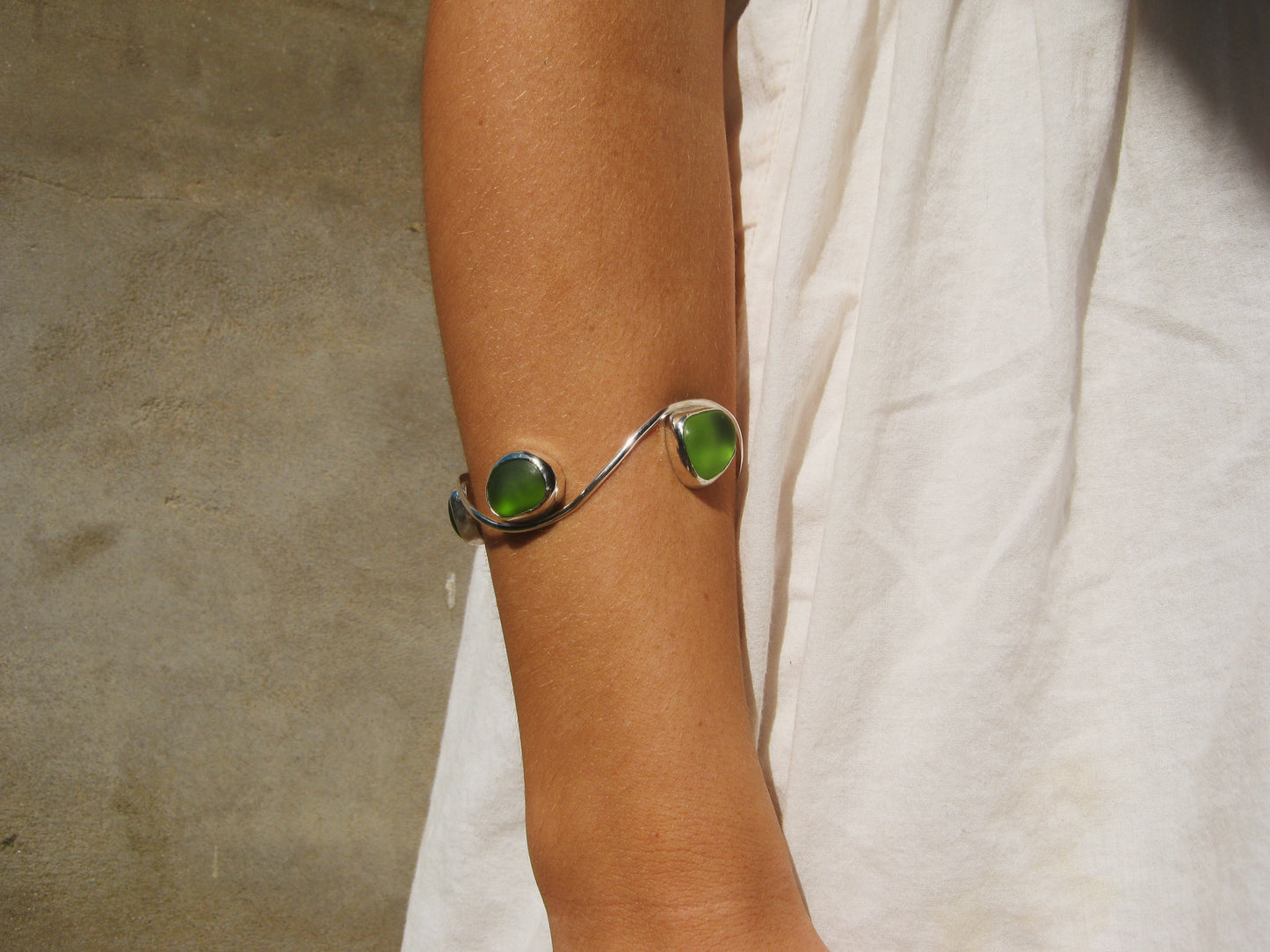 Seaglass triplet cuff