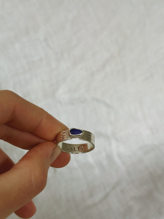 Ebb & Flow Ring - Cobalt
