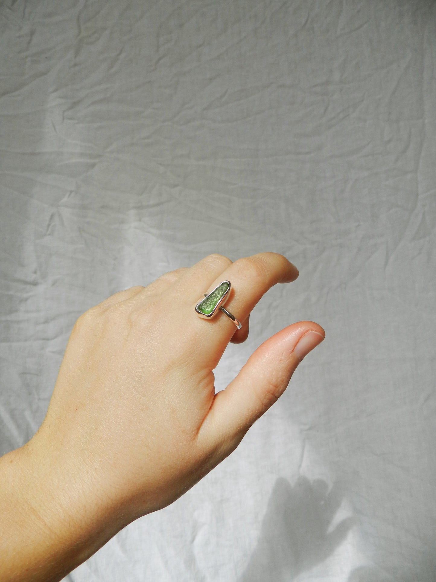 Seaglass Ring - Fern
