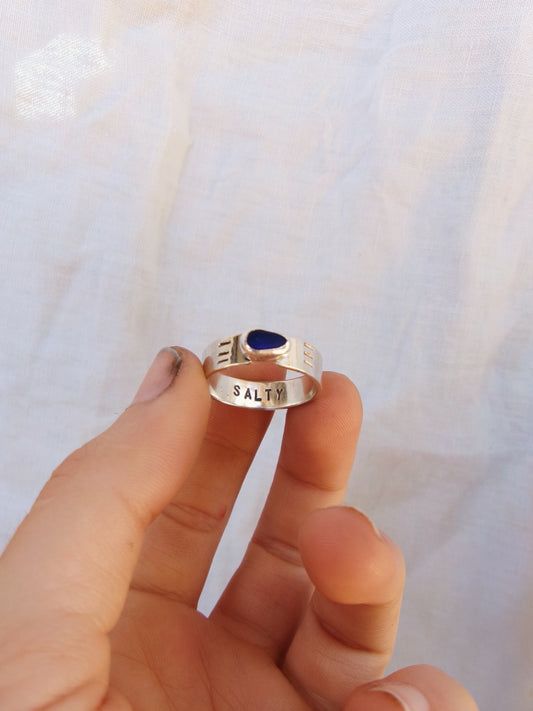 Ebb & Flow Ring - Cobalt