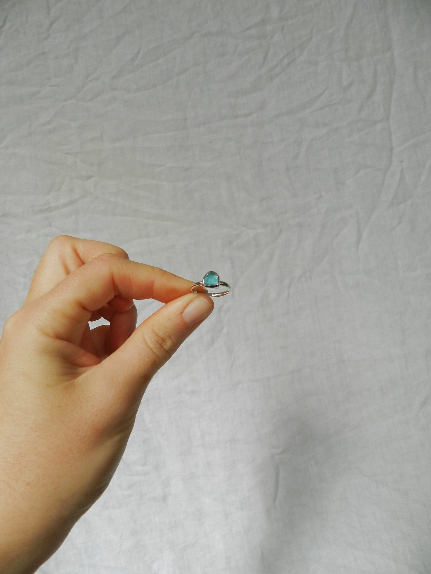 Seaglass Ring - Ocean