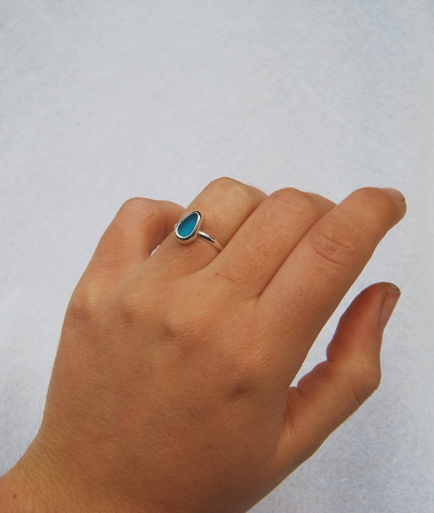 Oceania seaglass ring