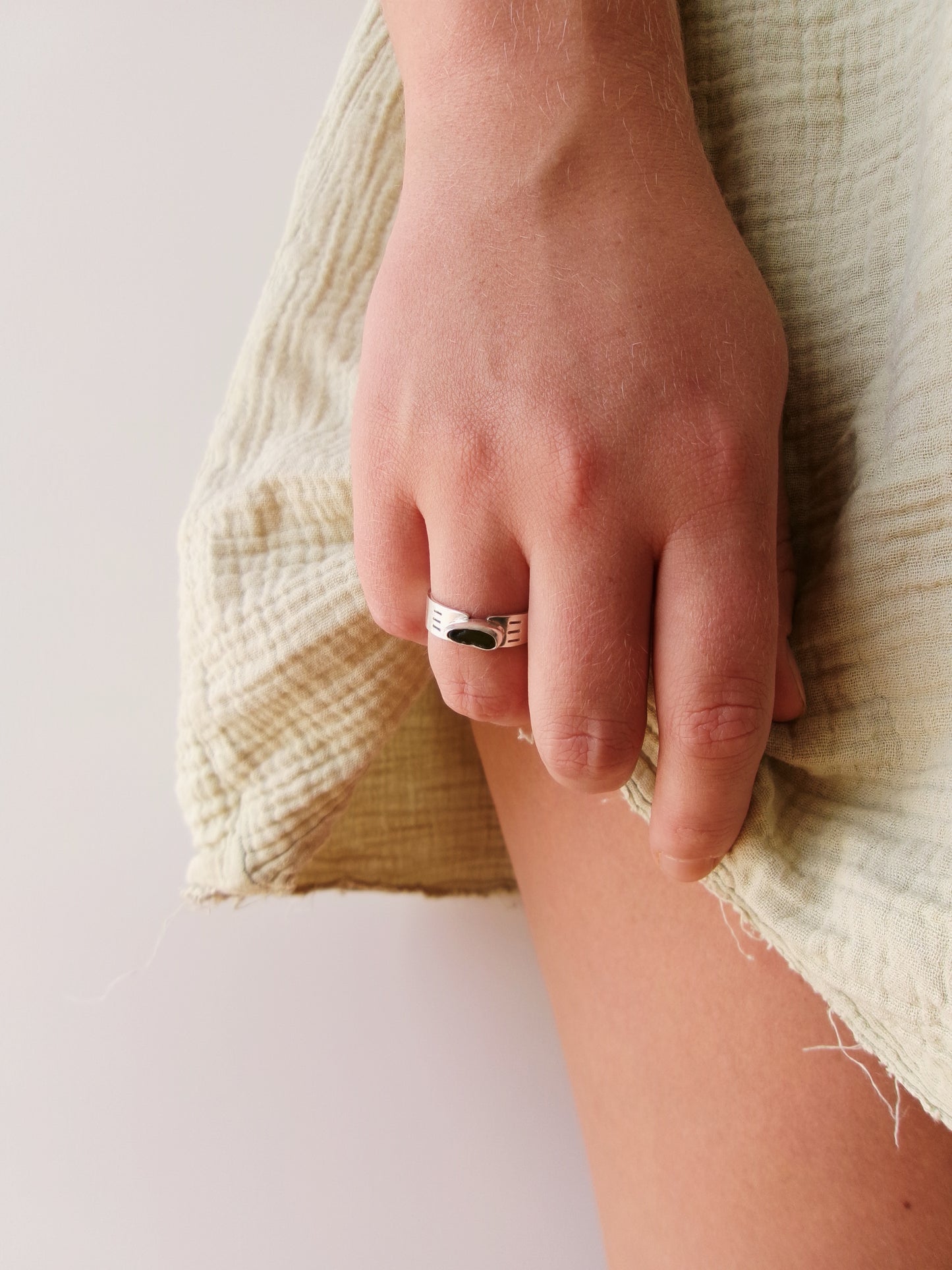 Ebb & Flow Ring - Olive
