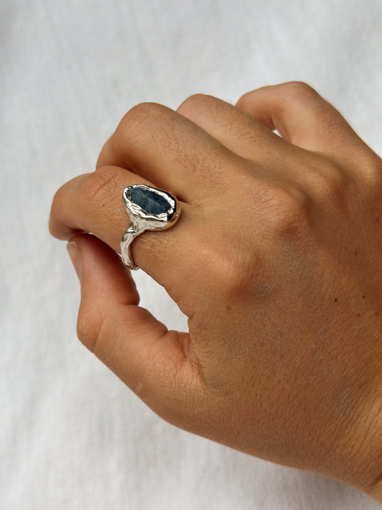 Sapphire sea ring